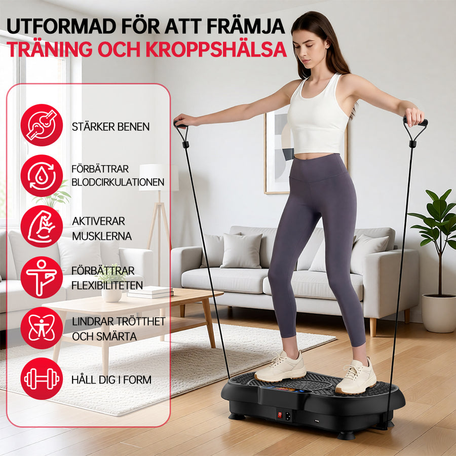 ActiveFlow Plate™ - 3D Vibrationsplatta för hemmaträning