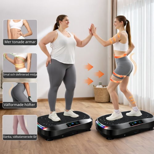 ActiveFlow Plate™ - 3D Vibrationsplatta för hemmaträning