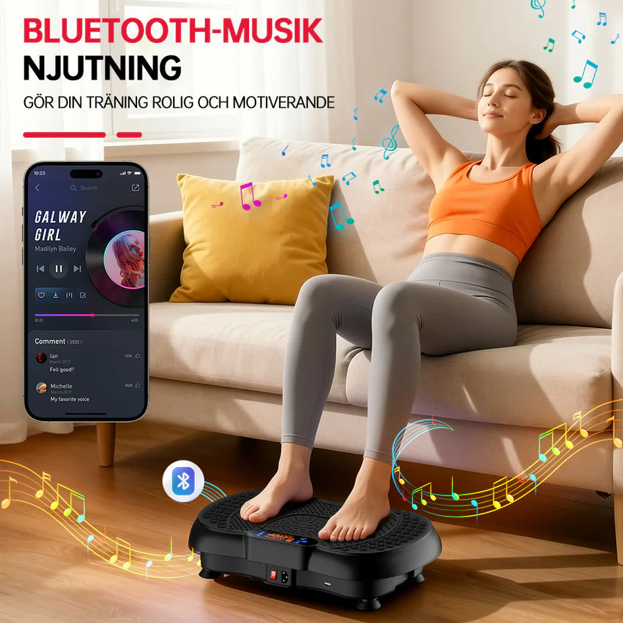 ActiveFlow Plate™ - 3D Vibrationsplatta för hemmaträning